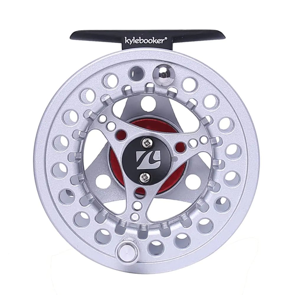 Kylebooker Fly Fishing Reel Large Arbor with Aluminum Body Fly Reel(3/4wtSilver) | Backcountry Sportsman