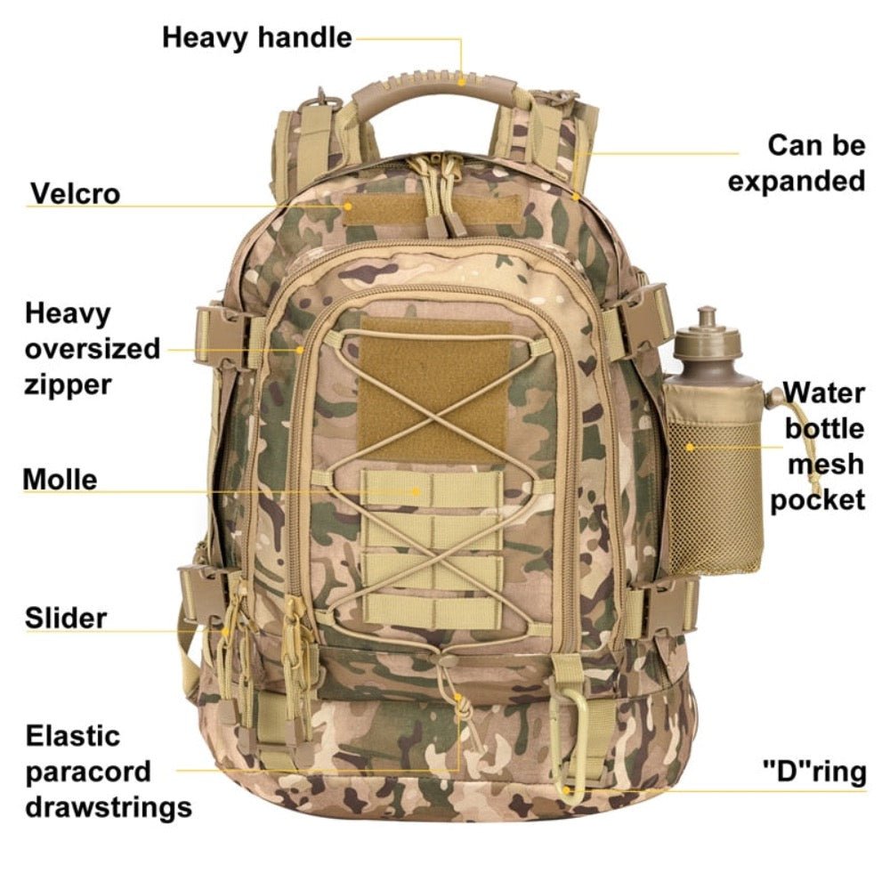 Large Capacity Waterproof Camping Outdoor Backpack | Backcountry Sportsman