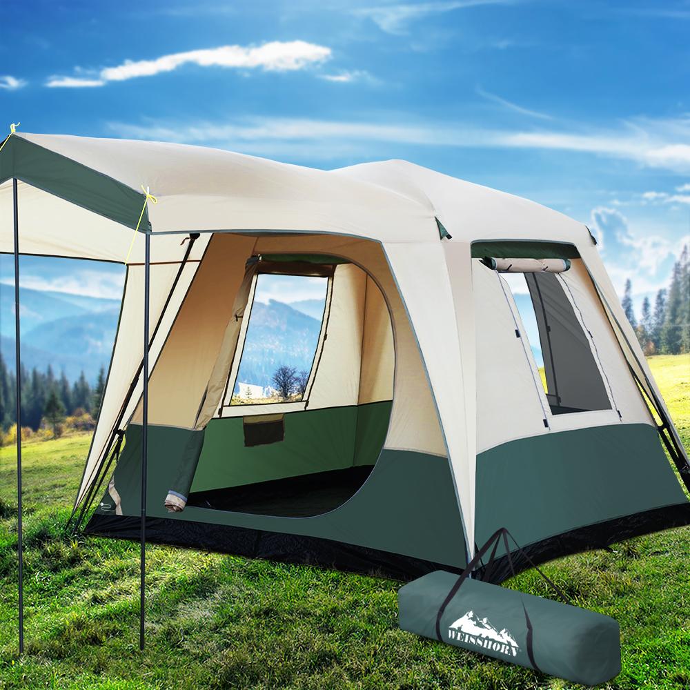 Weisshorn Instant Up Camping Tent 4 Person Pop up Tents Family Hiking | Backcountry Sportsman
