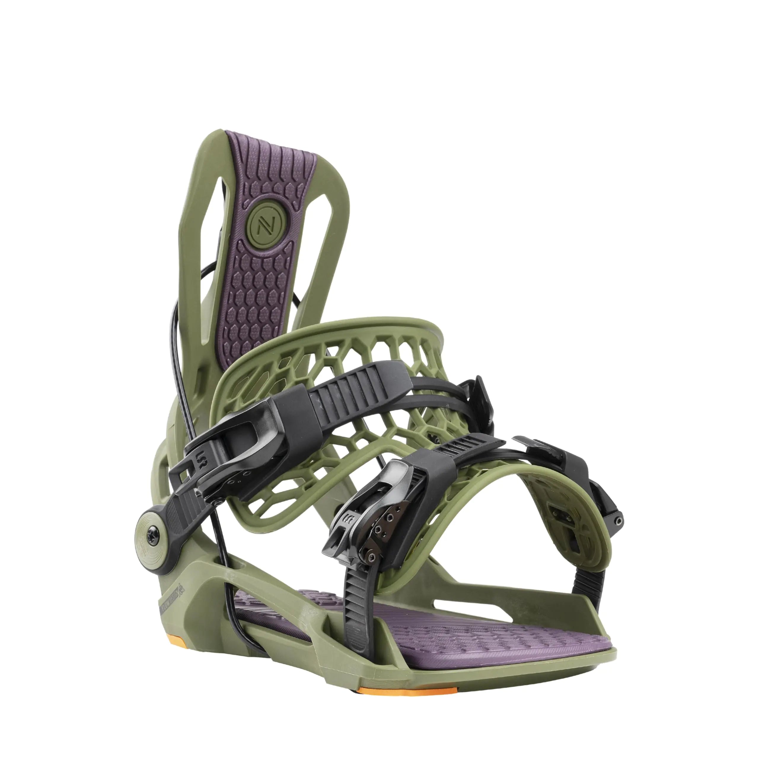 Nidecker Flow Fenix Fusion Unisex Snowboard Bindings Green Small | Backcountry Sportsman
