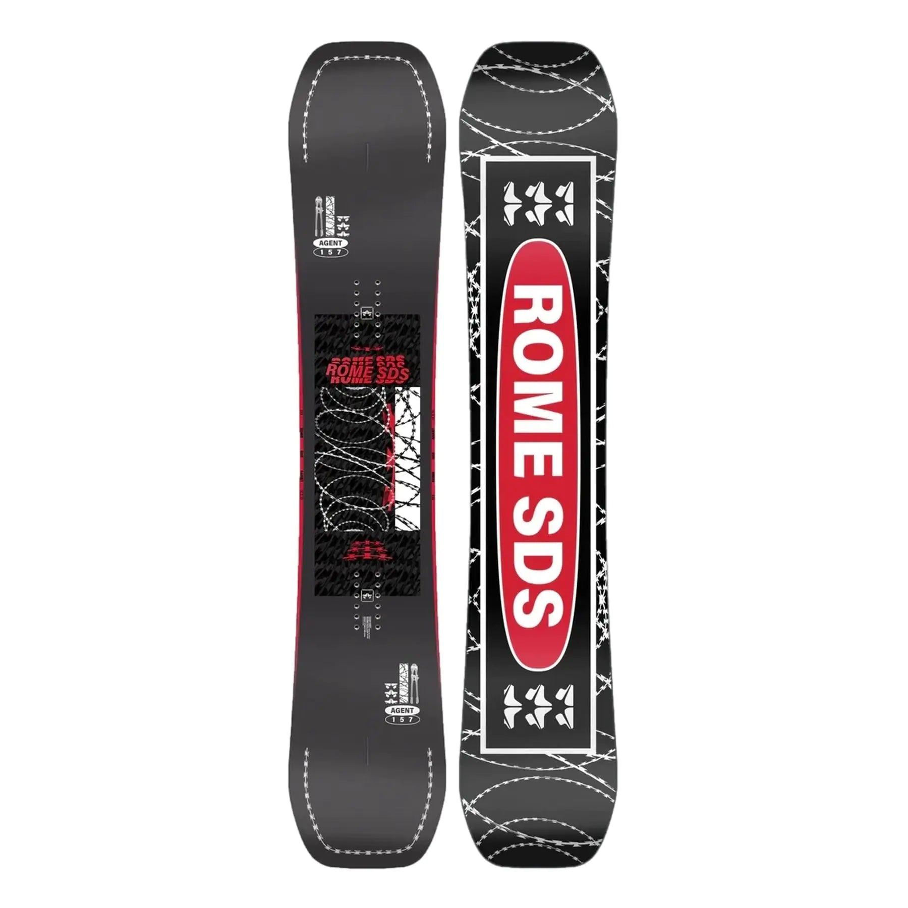 Rome Snowboards Mens Agent Twin Snowboard - 2023/2024 Size 160 | Backcountry Sportsman