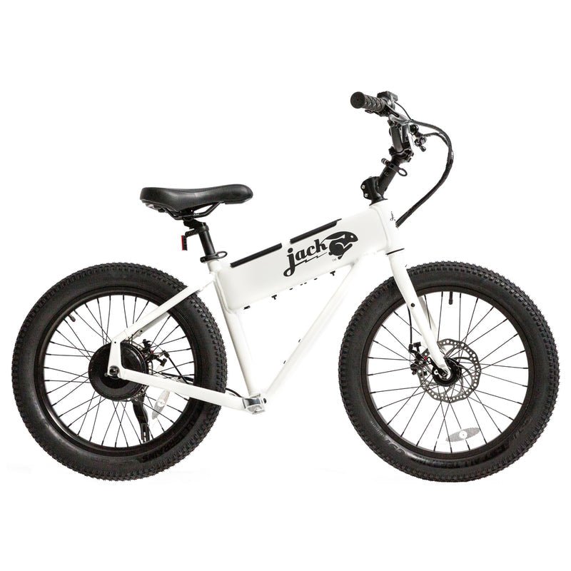 JackRabbit XG - Lightweight & Compact XL Micro eBike, White | Backcountry Sportsman