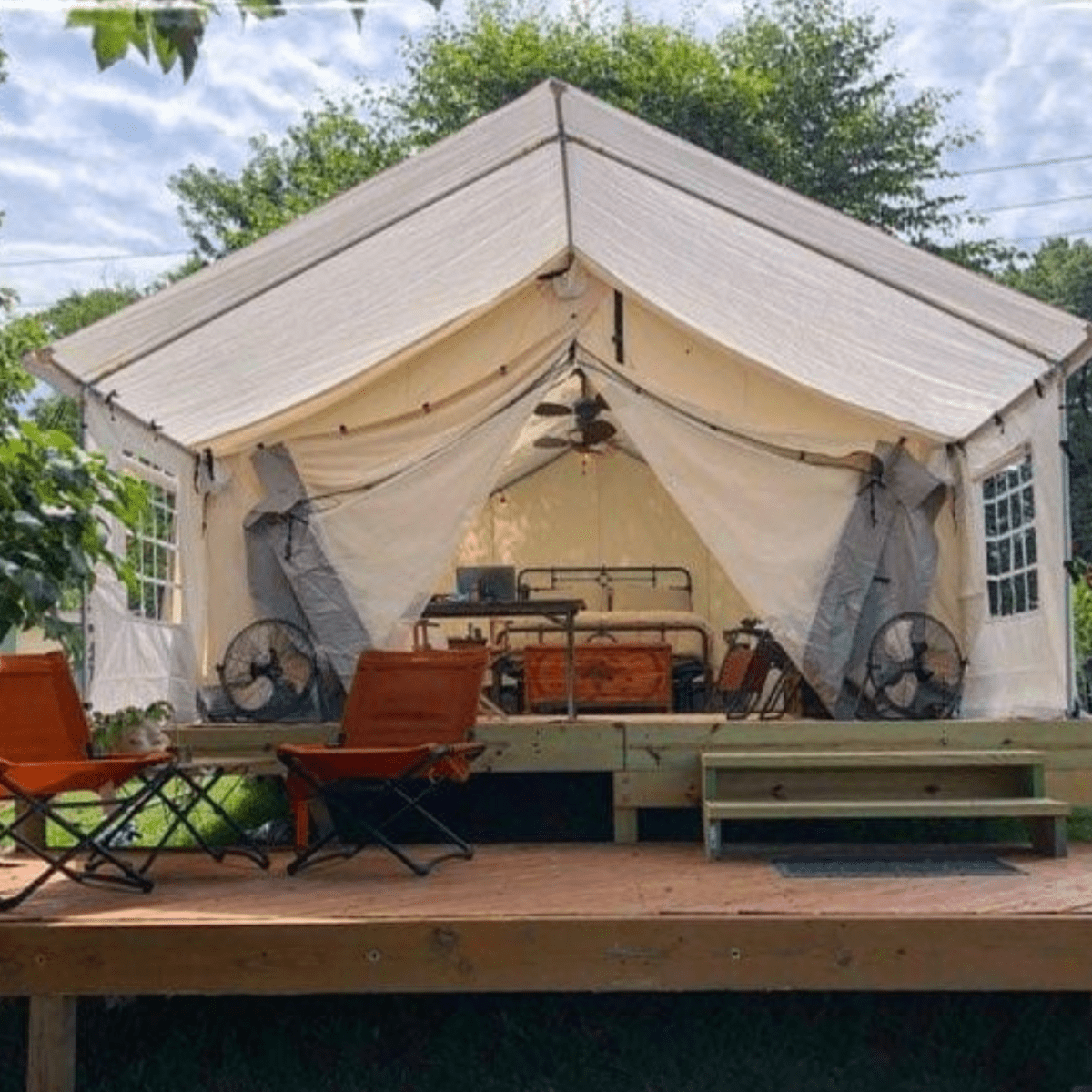 16'x20' & 16'x24' Porch - Canvas Wall Tent