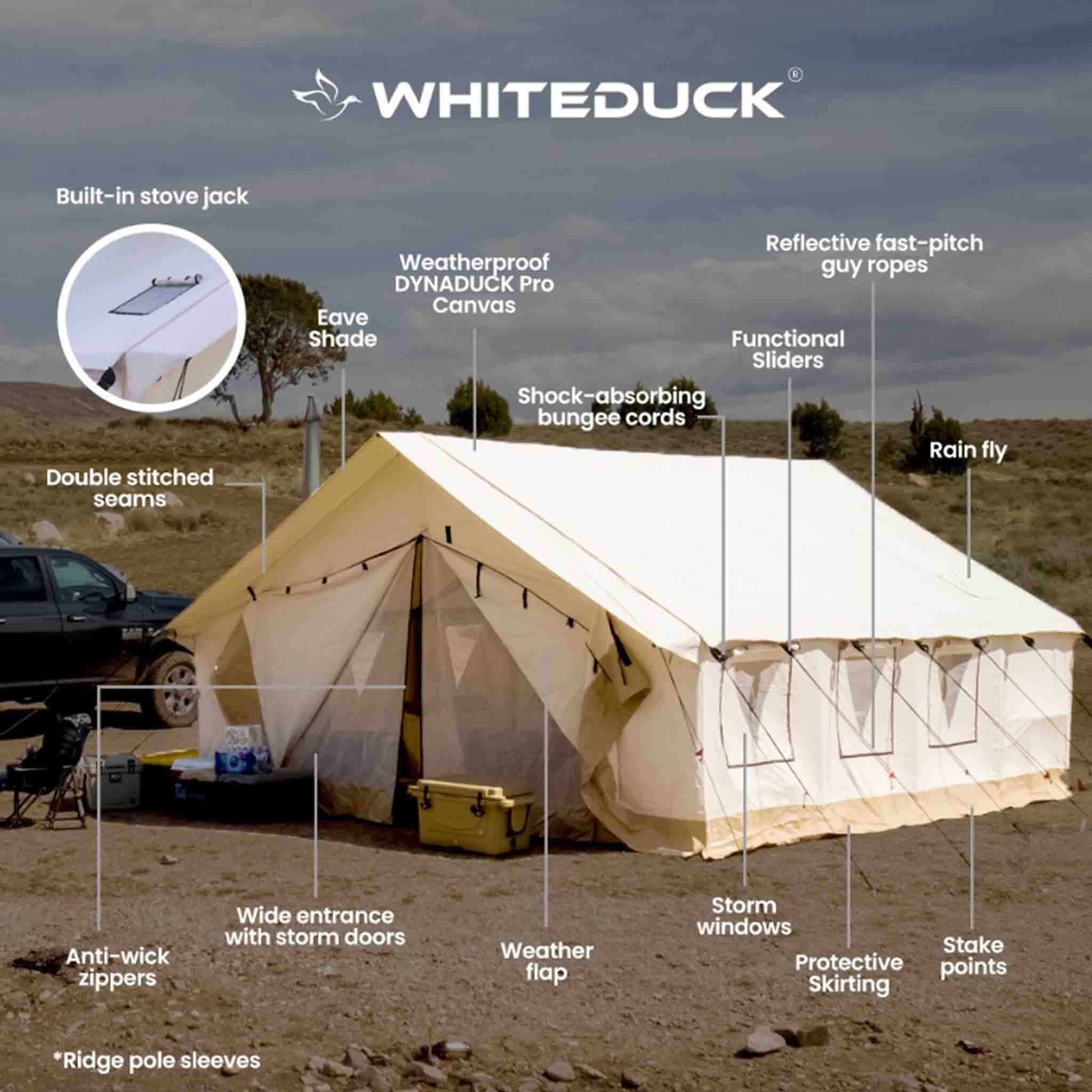 8'x10' Alpha Wall Tent | Backcountry Sportsman