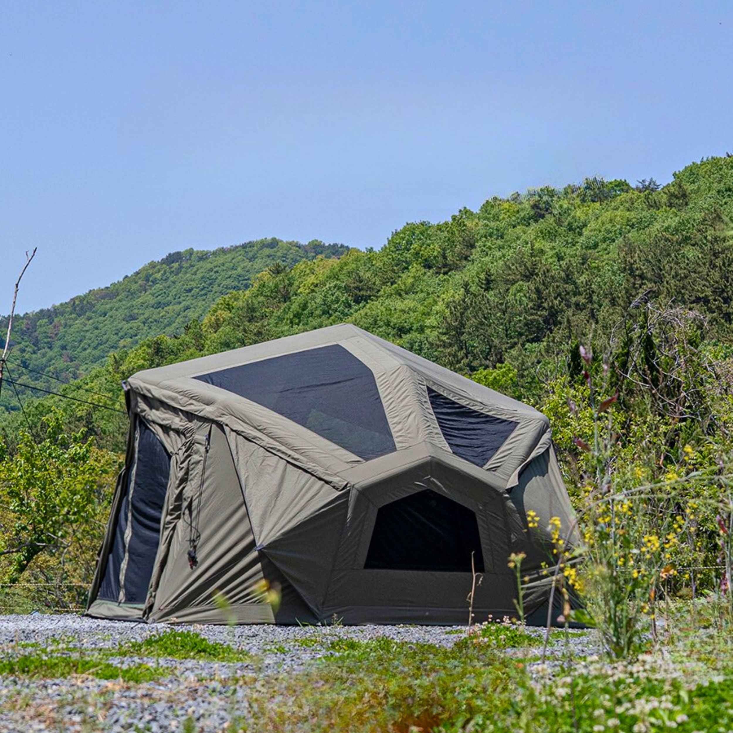 Coody | RBM Bestona Inflatable Tent for 2-4 Person (Forest Green) | Backcountry Sportsman