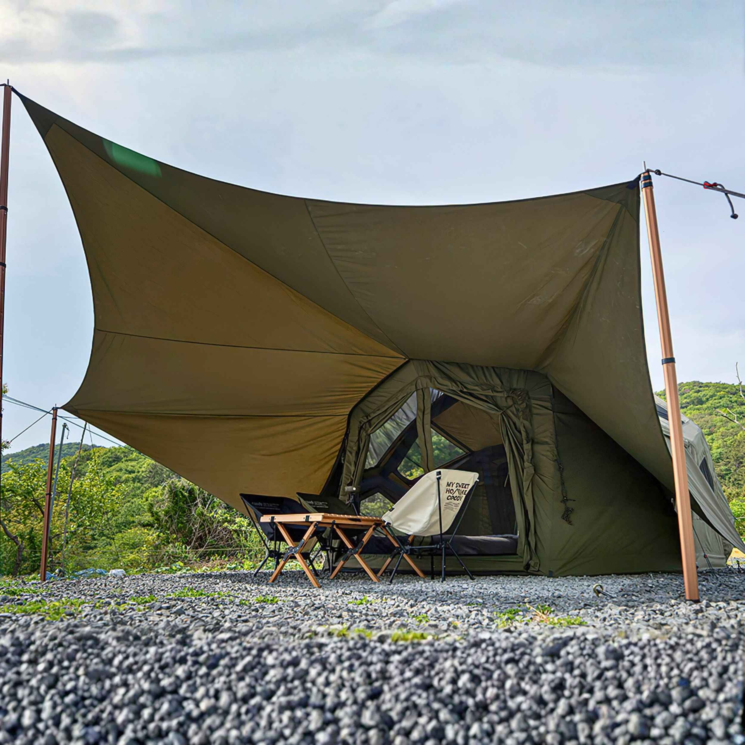 Coody | RBM Bestona Inflatable Tent for 2-4 Person (Forest Green) | Backcountry Sportsman