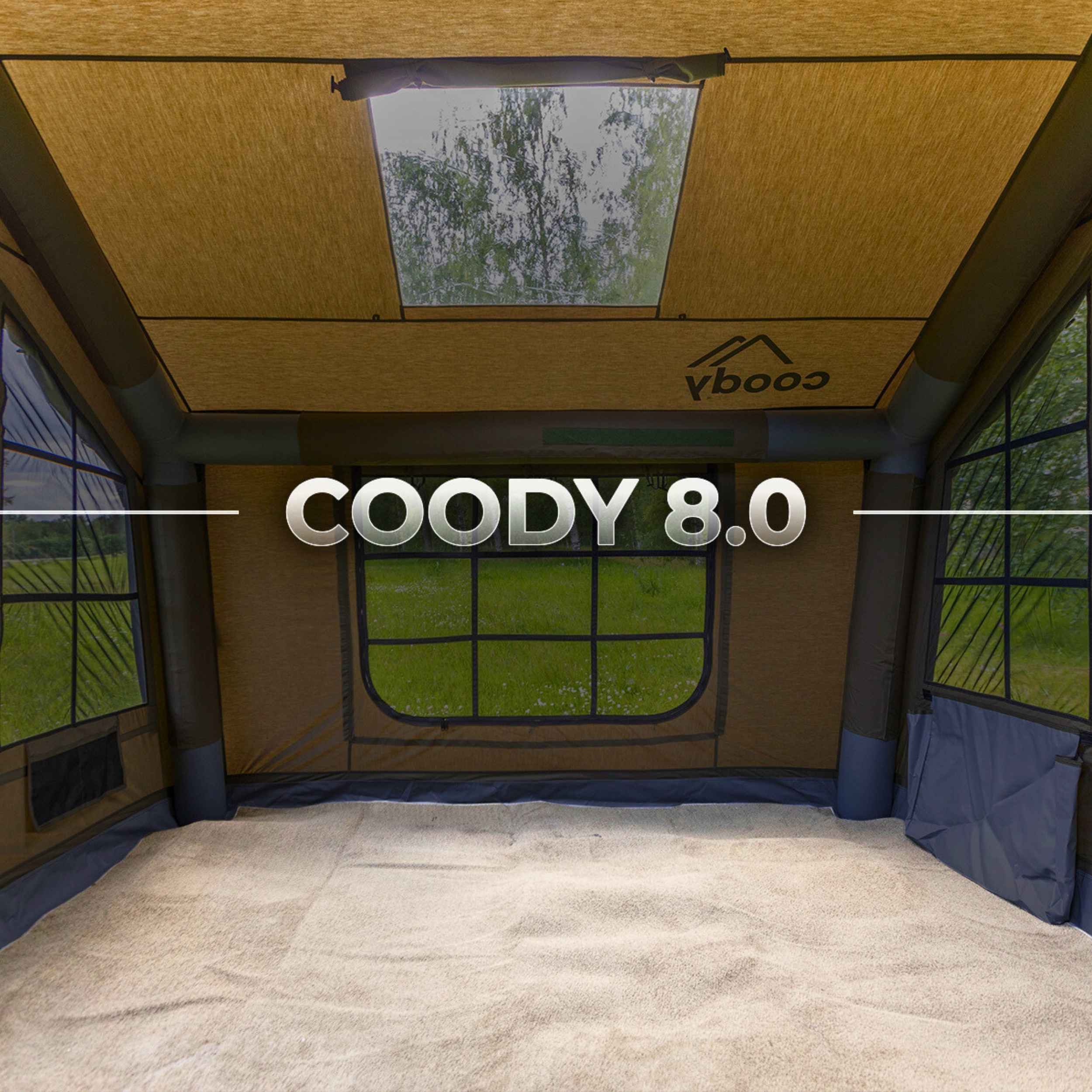 Coody Carpet – Tailored for Coody Familia AirTent 8.0 (Forest Green) | Backcountry Sportsman