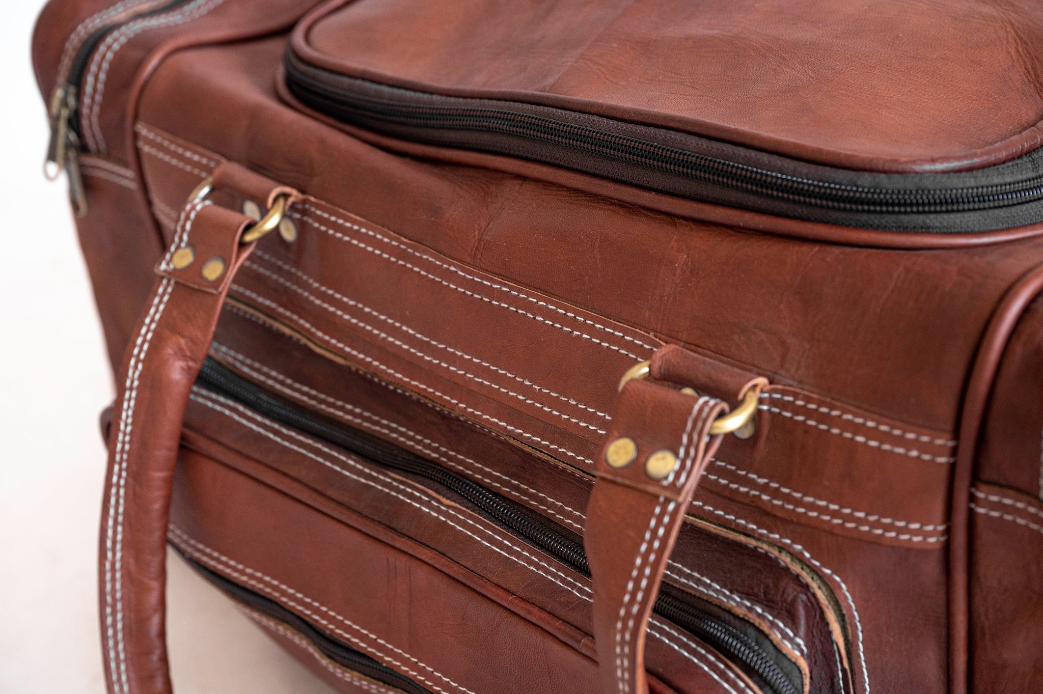 Vintage Leather Travel Duffle Bag | Backcountry Sportsman