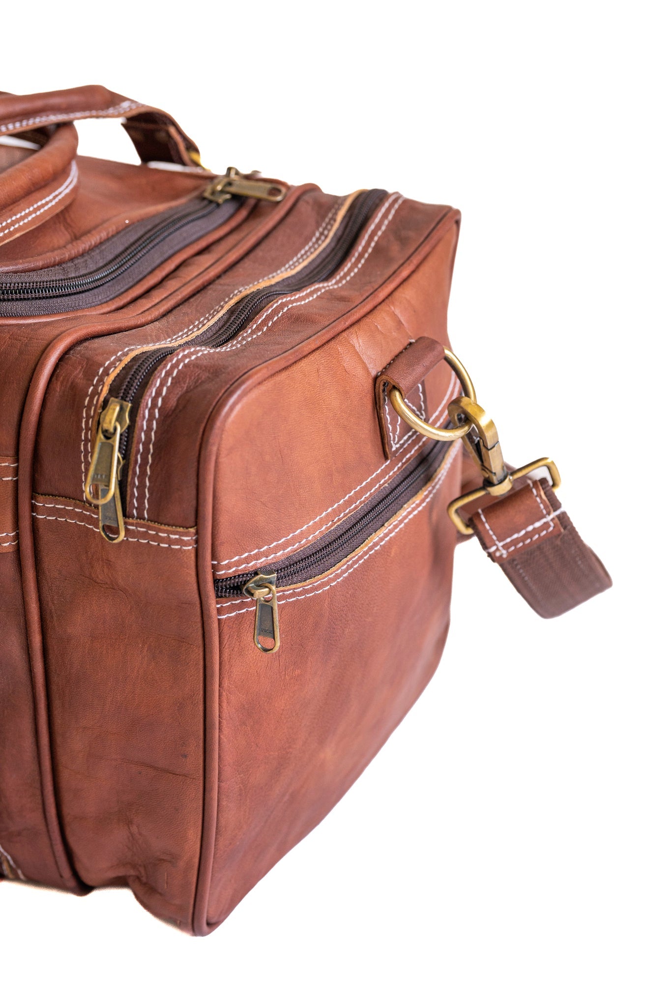 Vintage Leather Travel Duffle Bag | Backcountry Sportsman
