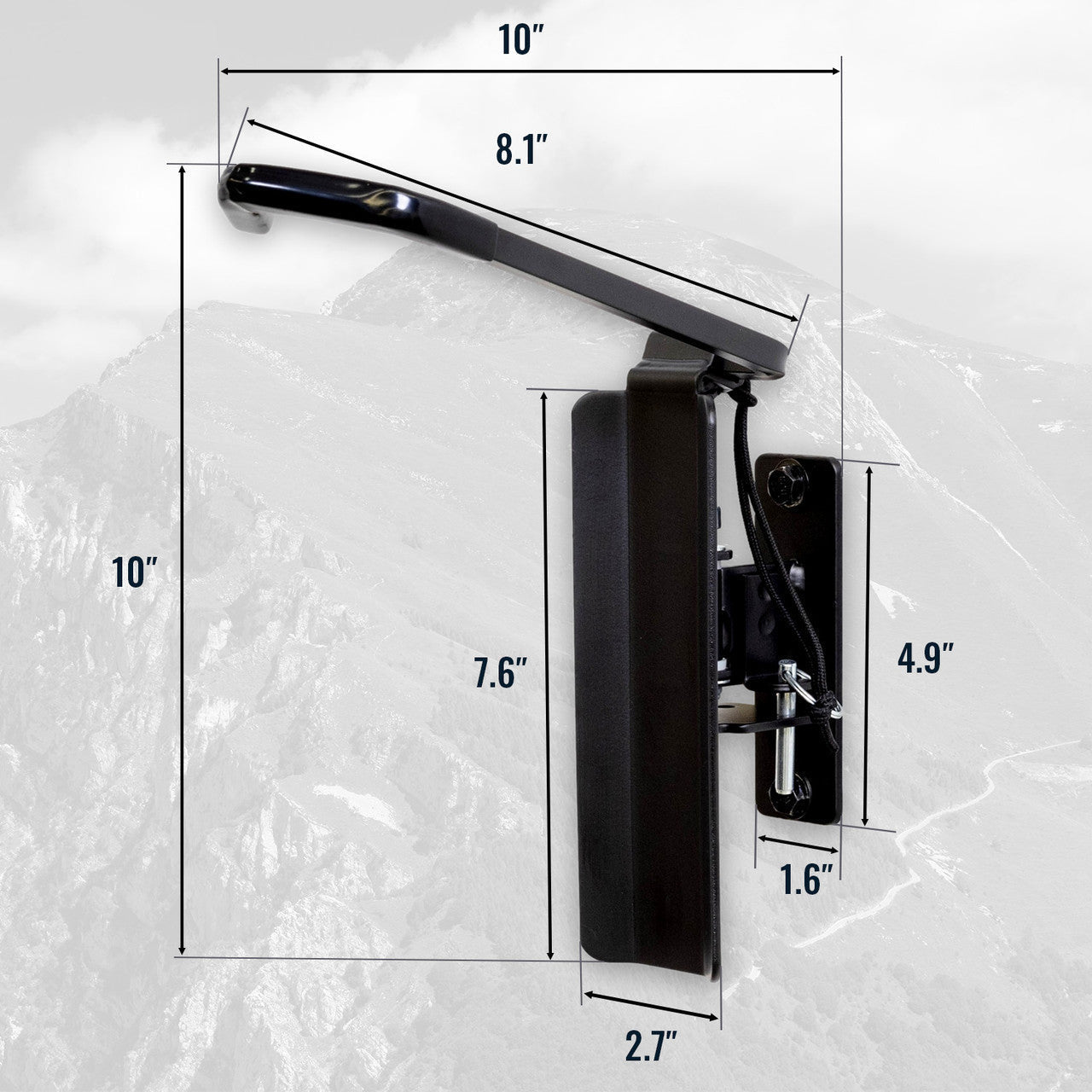 Swivel Mount Bike Storage Rack | 4 Bicycle | Garage Wall Hook | Deep Water | Backcountry Sportsman