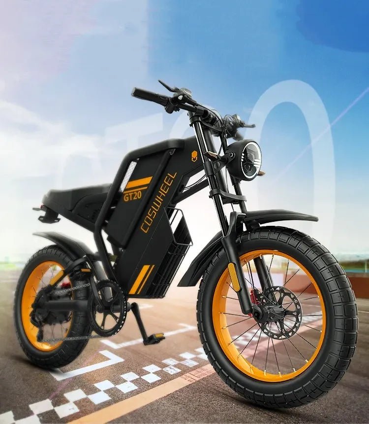 Off-road e-bike Equipped with super motor 1000W 48V25AH lithium battery 20"*4.0 fat tires Specially suitable for touring, sand, snow, mountains and other adventurous places. | Backcountry Sportsman