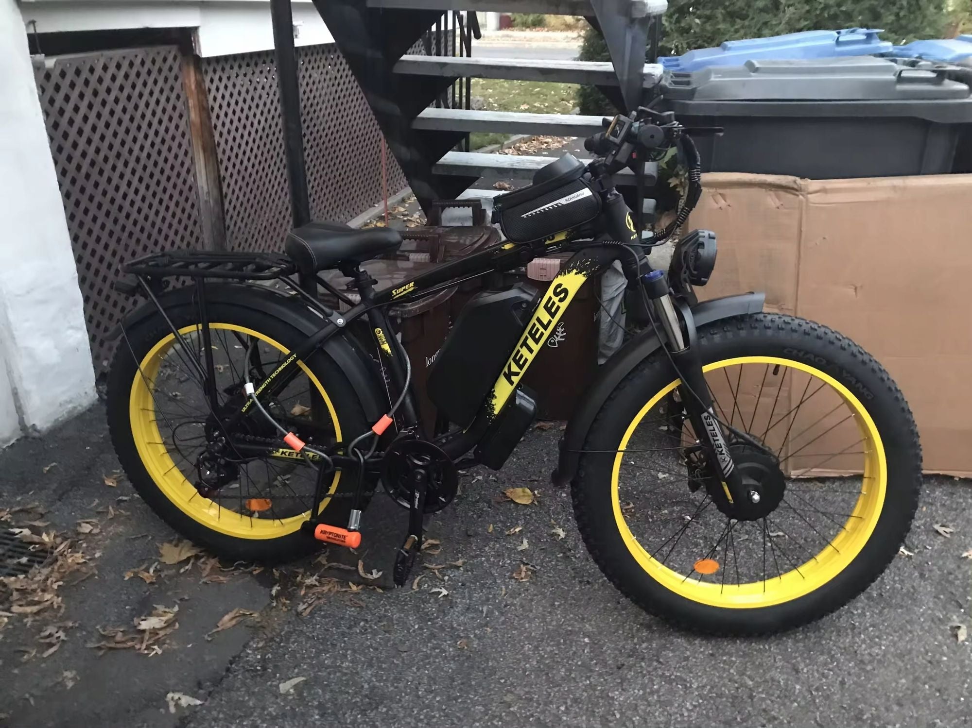 Electric Bike KETELES 48V 23AH Dual Motor 1000W*2 26"*4.0 MTB | Backcountry Sportsman