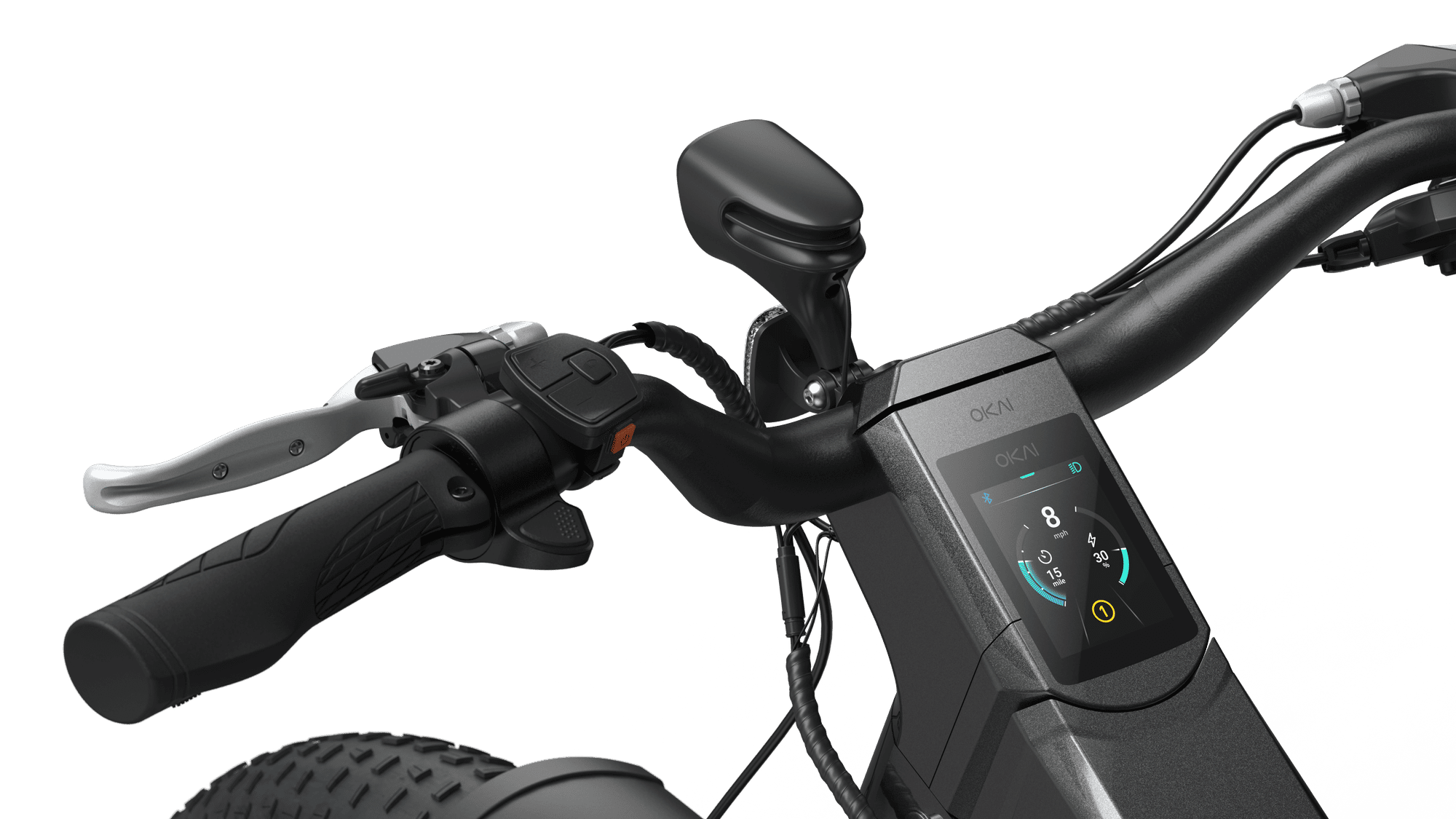 26" Step Over Electric Mountain Bike - Black | Backcountry Sportsman