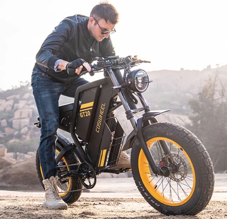 Off-road e-bike Equipped with super motor 1000W 48V25AH lithium battery 20"*4.0 fat tires Specially suitable for touring, sand, snow, mountains and other adventurous places. | Backcountry Sportsman