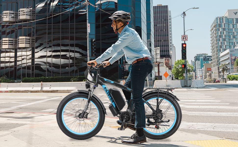 Electric Bike KETELES 48V 23AH Dual Motor 1000W*2 26"*4.0 MTB | Backcountry Sportsman