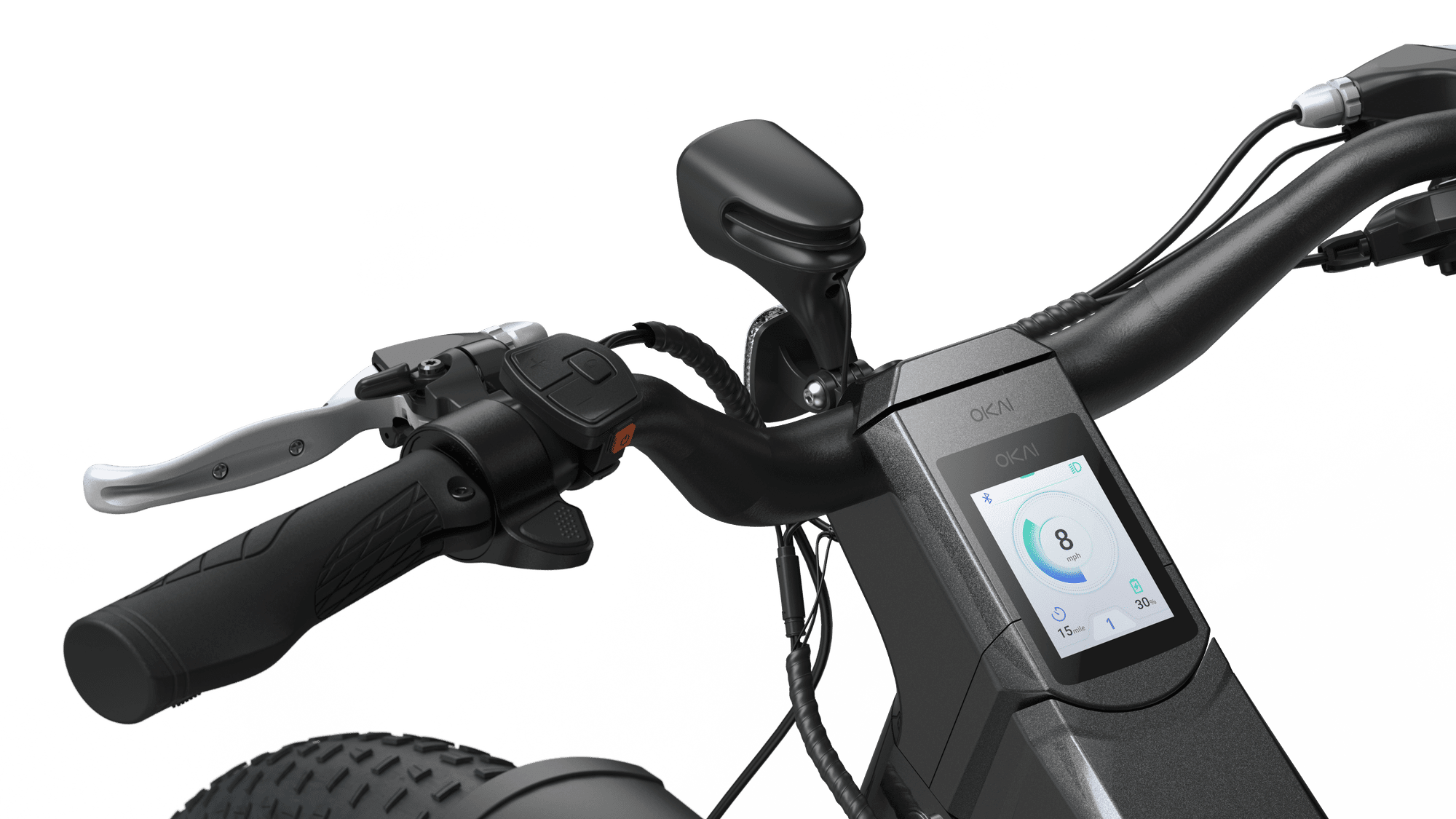 26" Step Over Electric Mountain Bike - Black | Backcountry Sportsman