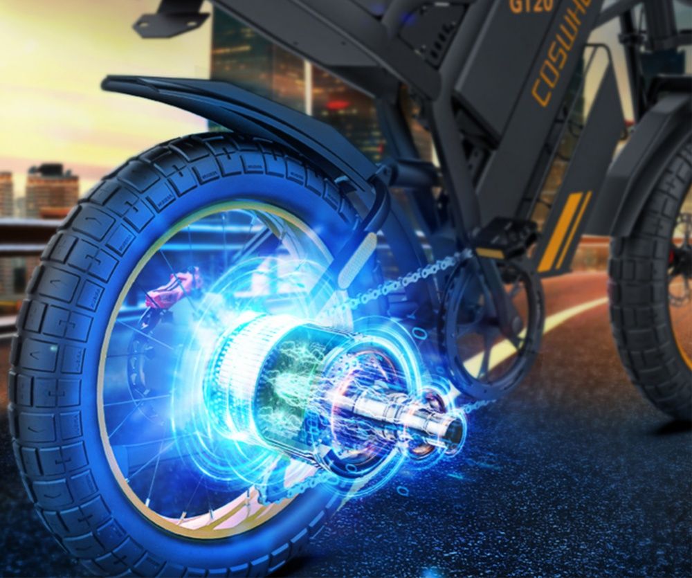 Off-road e-bike Equipped with super motor 1000W 48V25AH lithium battery 20"*4.0 fat tires Specially suitable for touring, sand, snow, mountains and other adventurous places. | Backcountry Sportsman