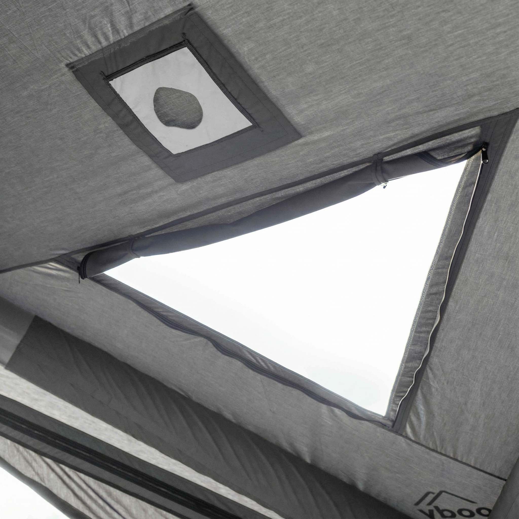 Coody | RBM Hub Shelter Inflatable Tent for 2-6 Person (Gray) | Backcountry Sportsman