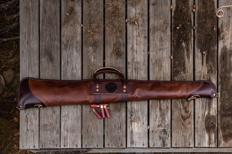 Bison Leather Shotgun Case | Backcountry Sportsman