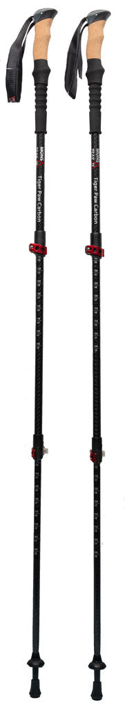 Tiger Paw Carbon Trekking Poles | Backcountry Sportsman