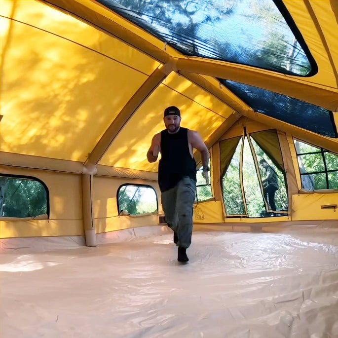 RBM Outdoors Panda Large - Inflatable tent for 2-6 person (Sunny Beige) | Backcountry Sportsman