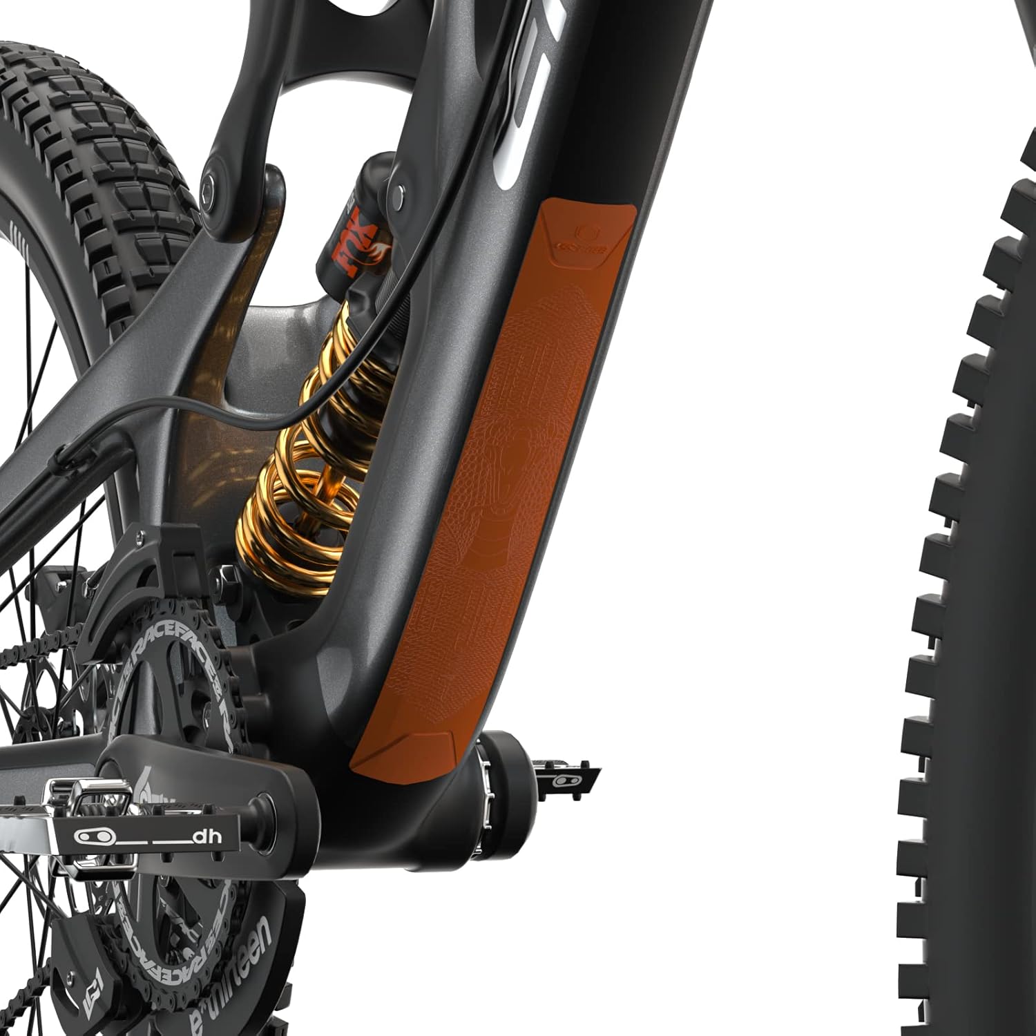ENLEE Down Tube Frame Protector, 3M MTB Bicycle Frame Guard - Protect The Bike from Collision and Scratch | Backcountry Sportsman
