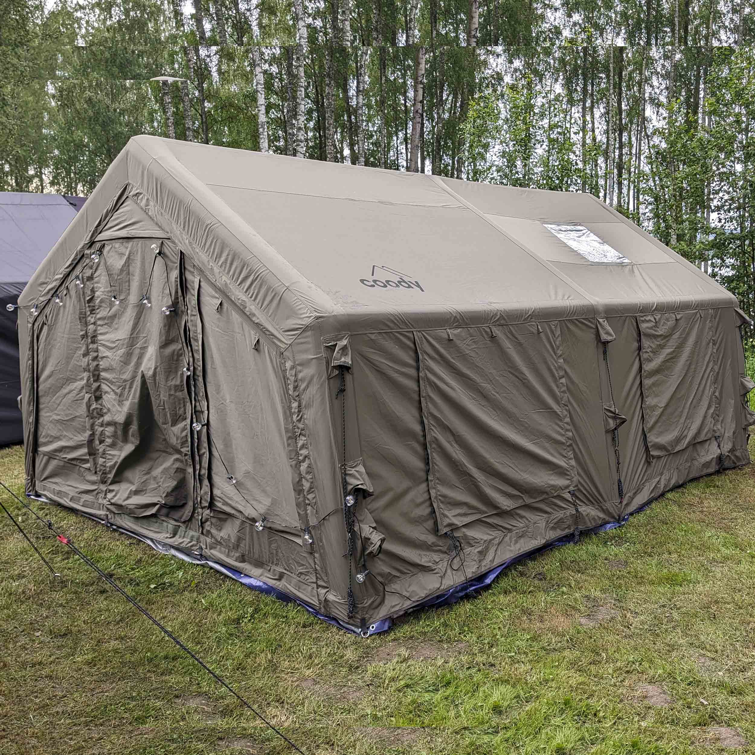 Coody 17.2 (Koala-7) Forest Green Inflatable Tent House for Camping (2-10 person) | Backcountry Sportsman