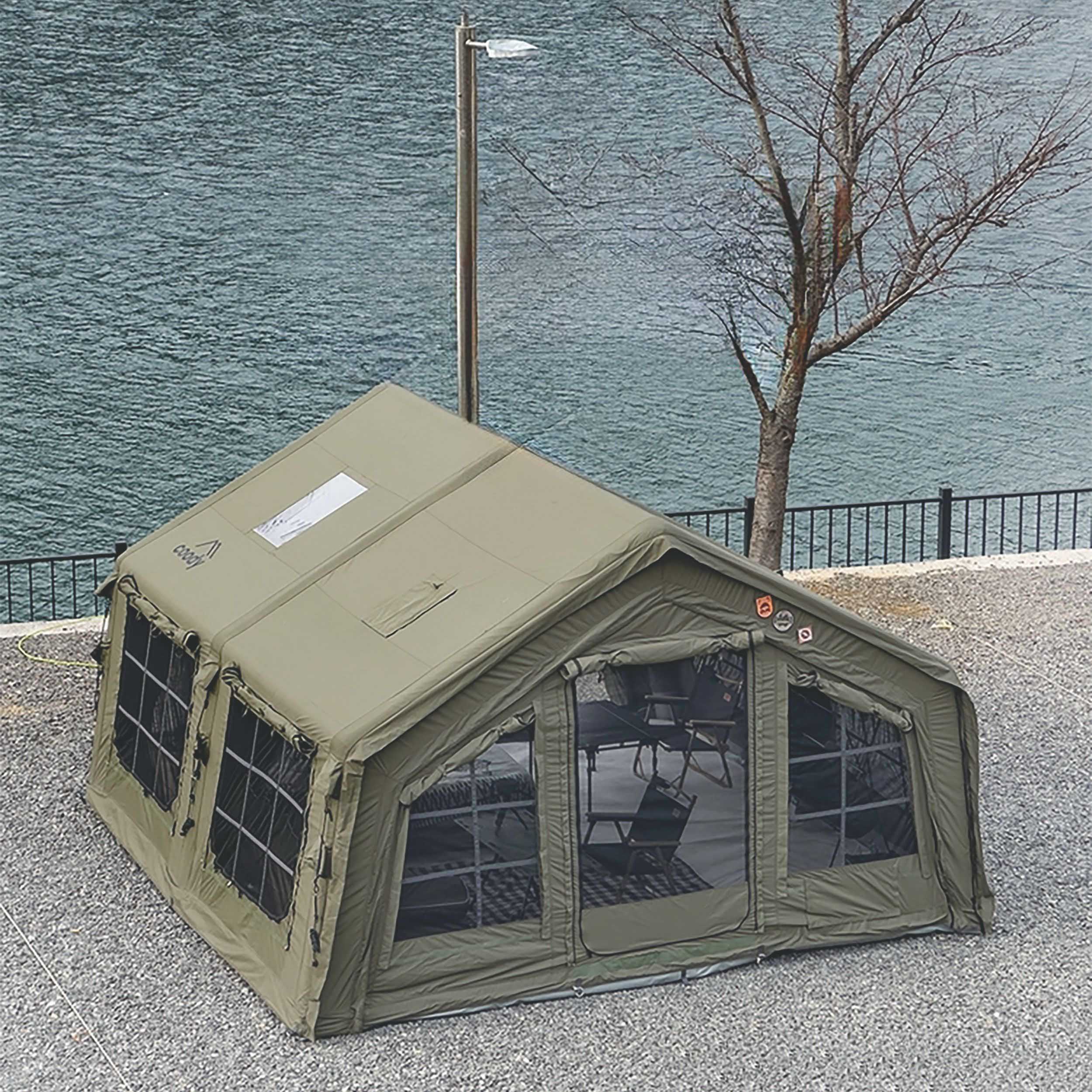 Coody 17.2 (Koala-7) Forest Green Inflatable Tent House for Camping (2-10 person) | Backcountry Sportsman