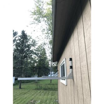 Garage Storage Rack Set - Standart 36" Horizontal Bar-With Kayak Blocks | Backcountry Sportsman