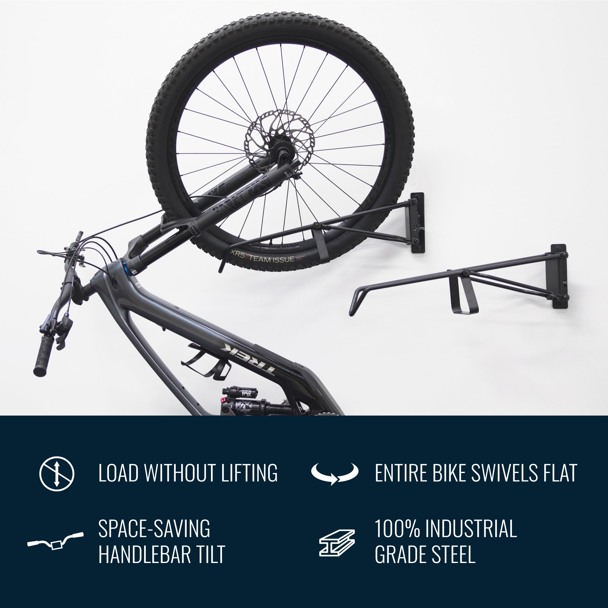 SwivelStow No-Lift Mountain Bike Rack | 4 Pack | Backcountry Sportsman