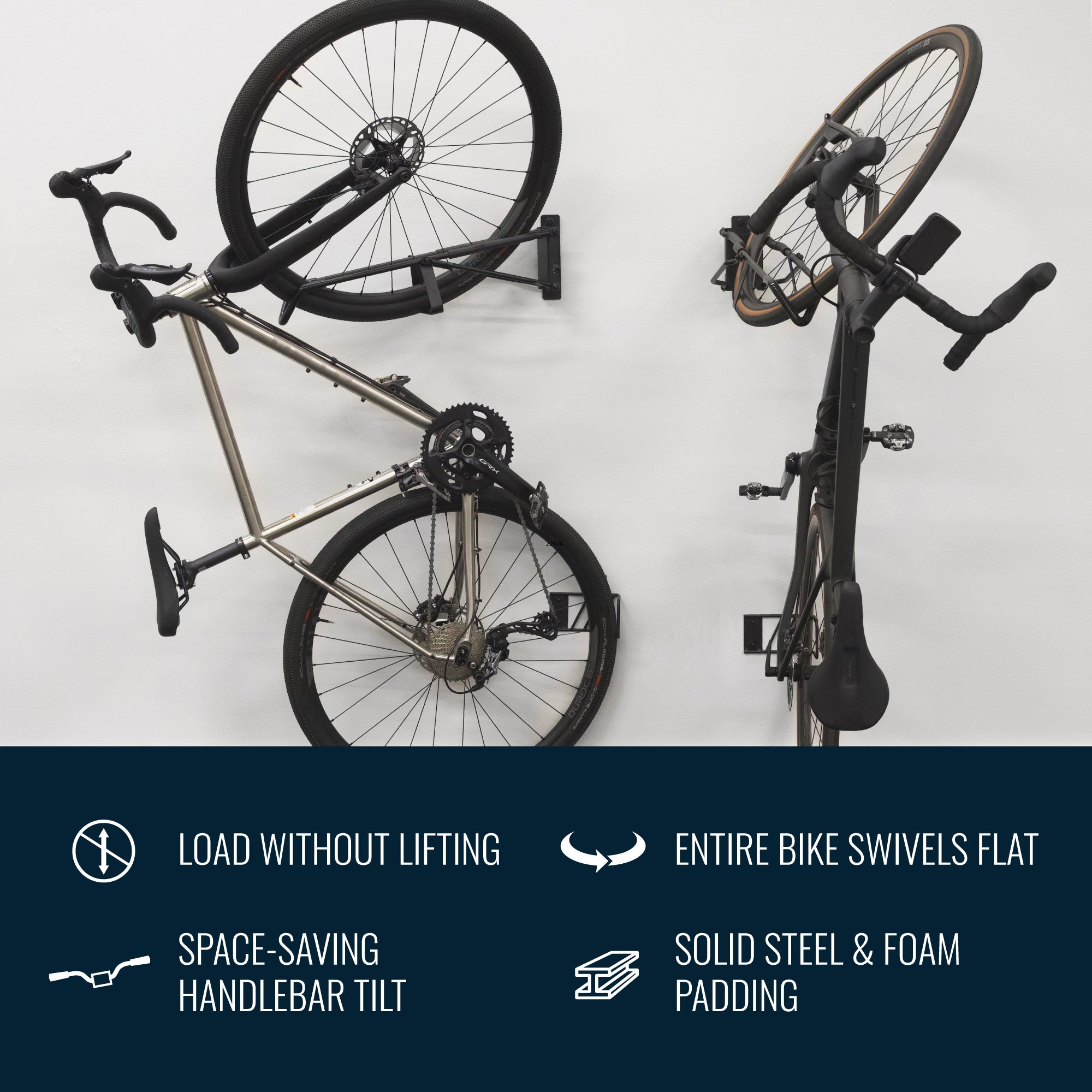 SwivelStow No-Lift Road & Gravel Bike Rack | Backcountry Sportsman