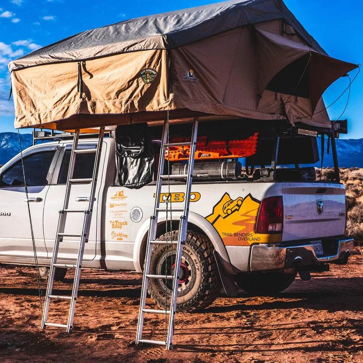 Elite Rooftop Tent with Annex Room – 4–5 Person – Tan – Overland Family Tent | Backcountry Sportsman