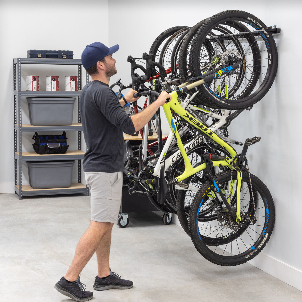 G-Bike | Adjustable Wall Storage System | Holds 5 Bikes | Backcountry Sportsman