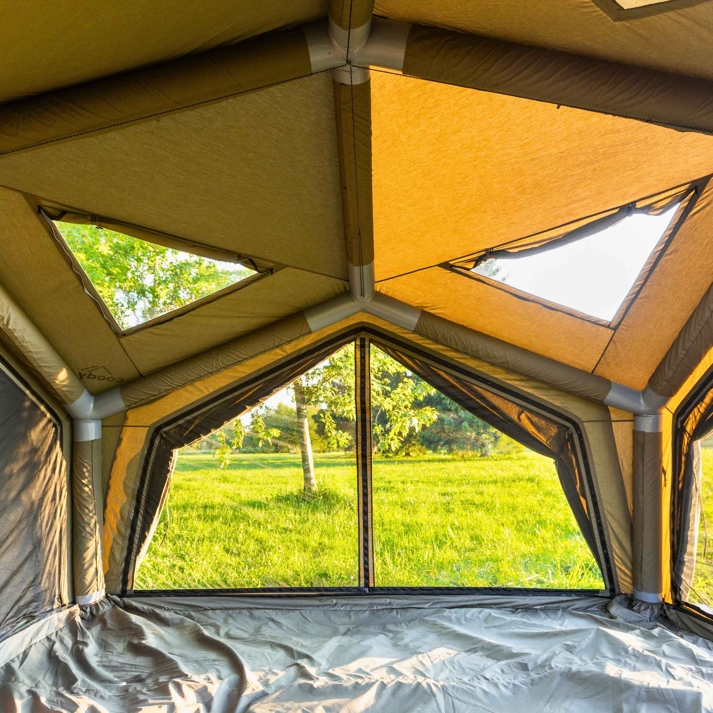 Coody | RBM Hub Inflatable Tent for 2-6 Person (Forest Green) | Backcountry Sportsman