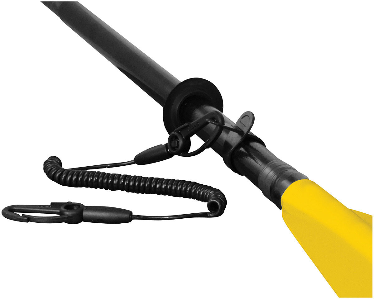 Safety Leash W/ Fle X Coil, Blac