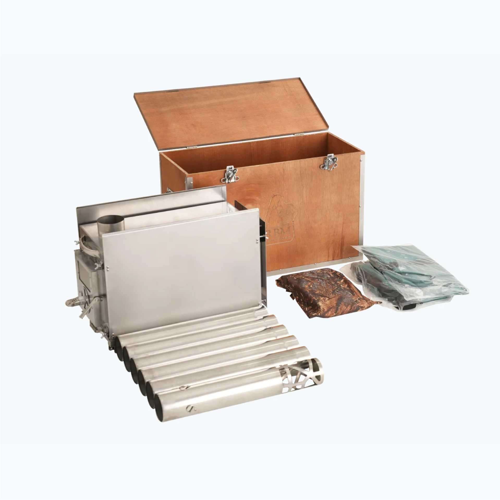 Medium Wood Stove With Fire-Resistant Glass "Caminus M" | Backcountry Sportsman