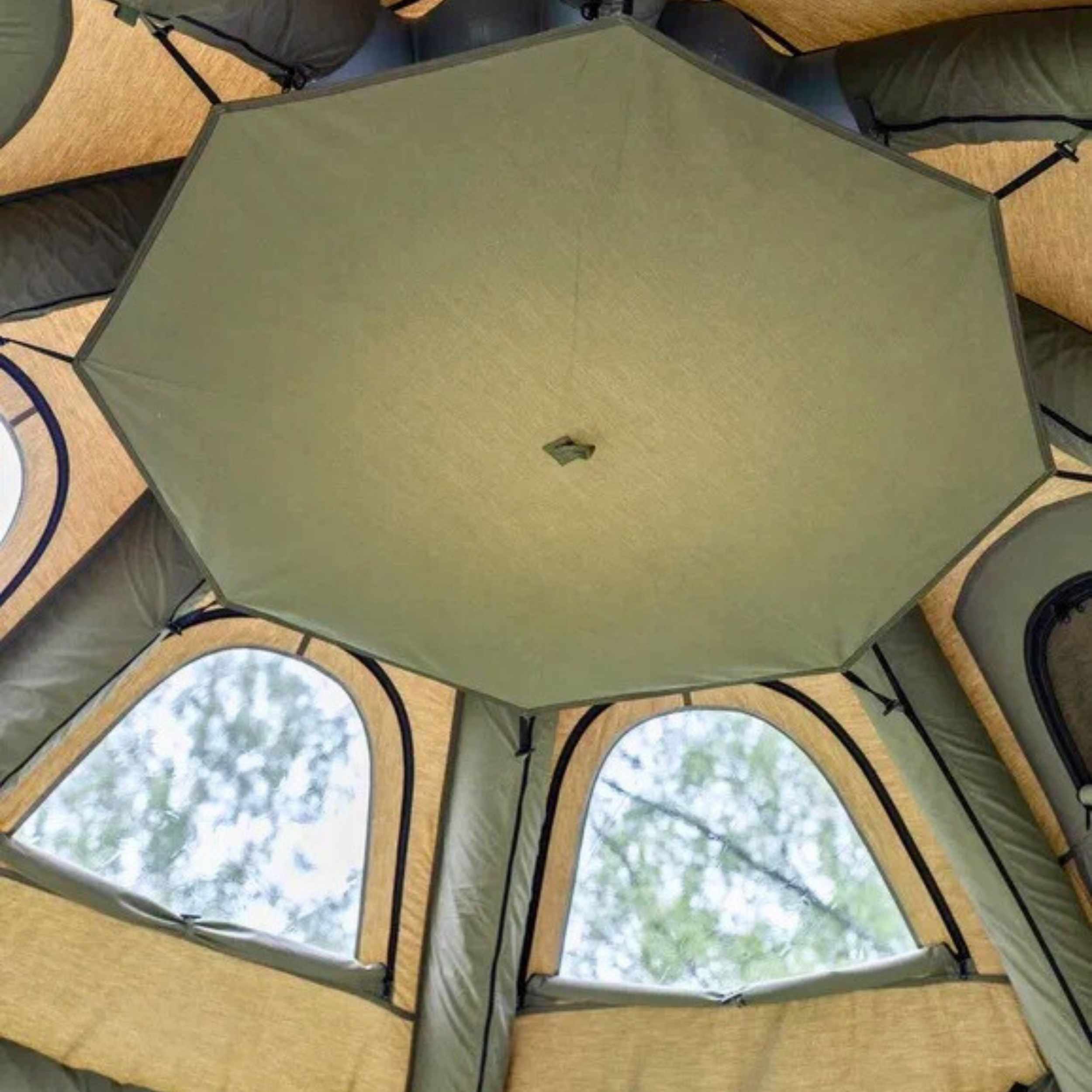 Coody Aurora Dome | RBM Outdoors Inflatable tent Octopus Forest Green for 2-4 person | Backcountry Sportsman