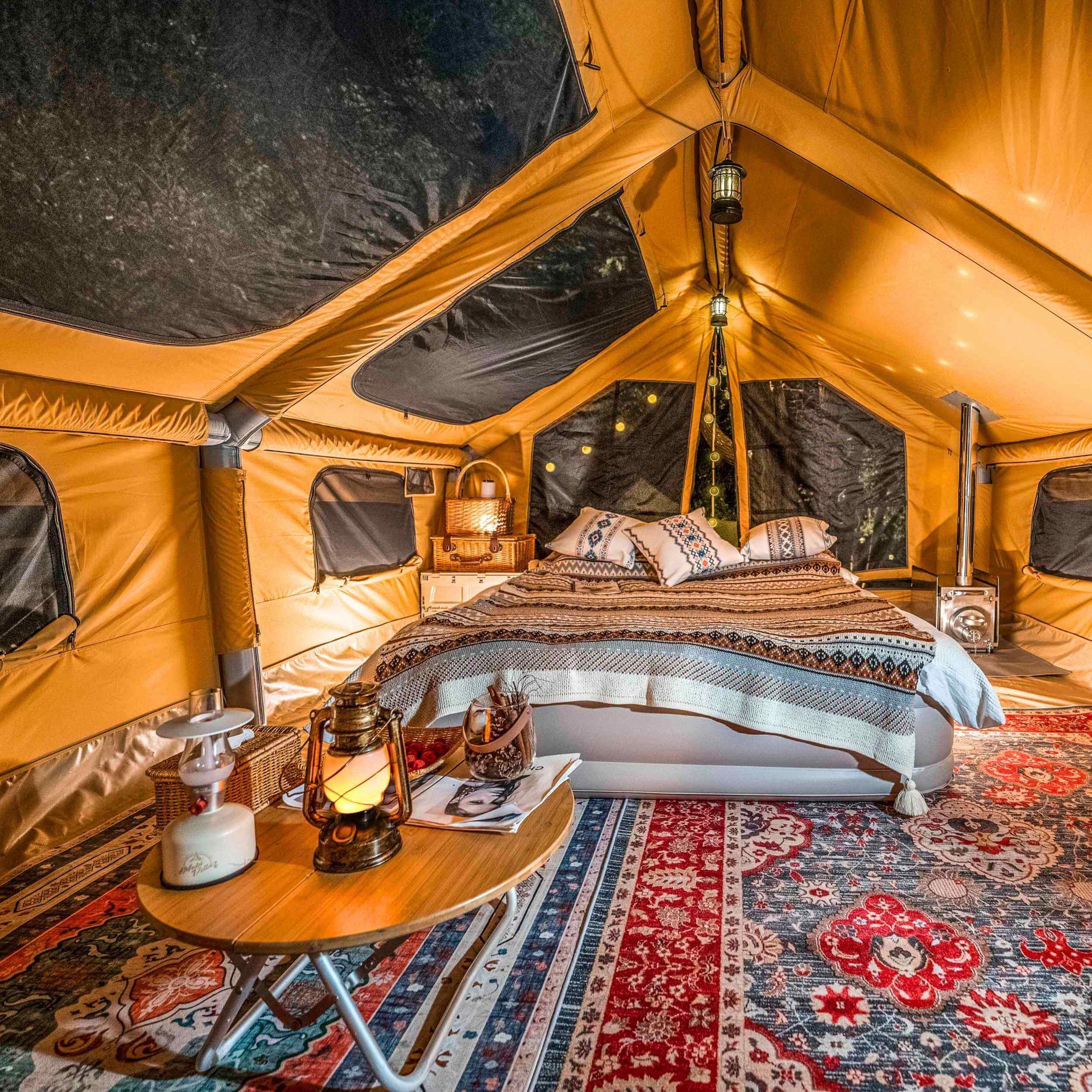 RBM Outdoors Panda Large - Inflatable tent for 2-6 person (Sunny Beige) | Backcountry Sportsman