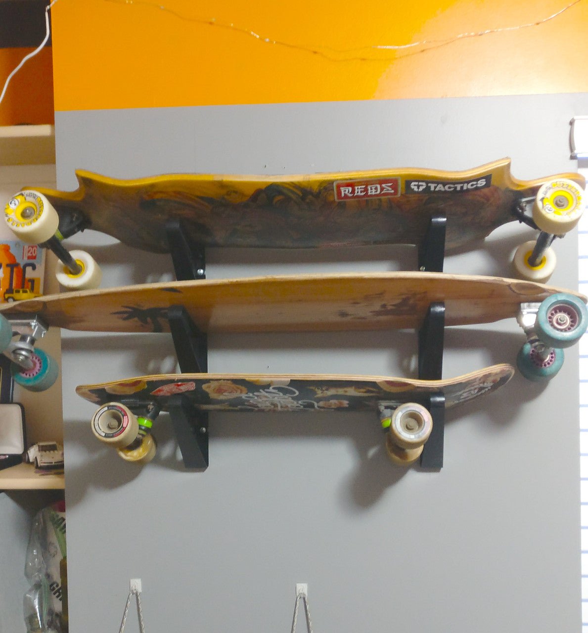 Trifecta Longboard Storage Rack | 3 Levels | Backcountry Sportsman