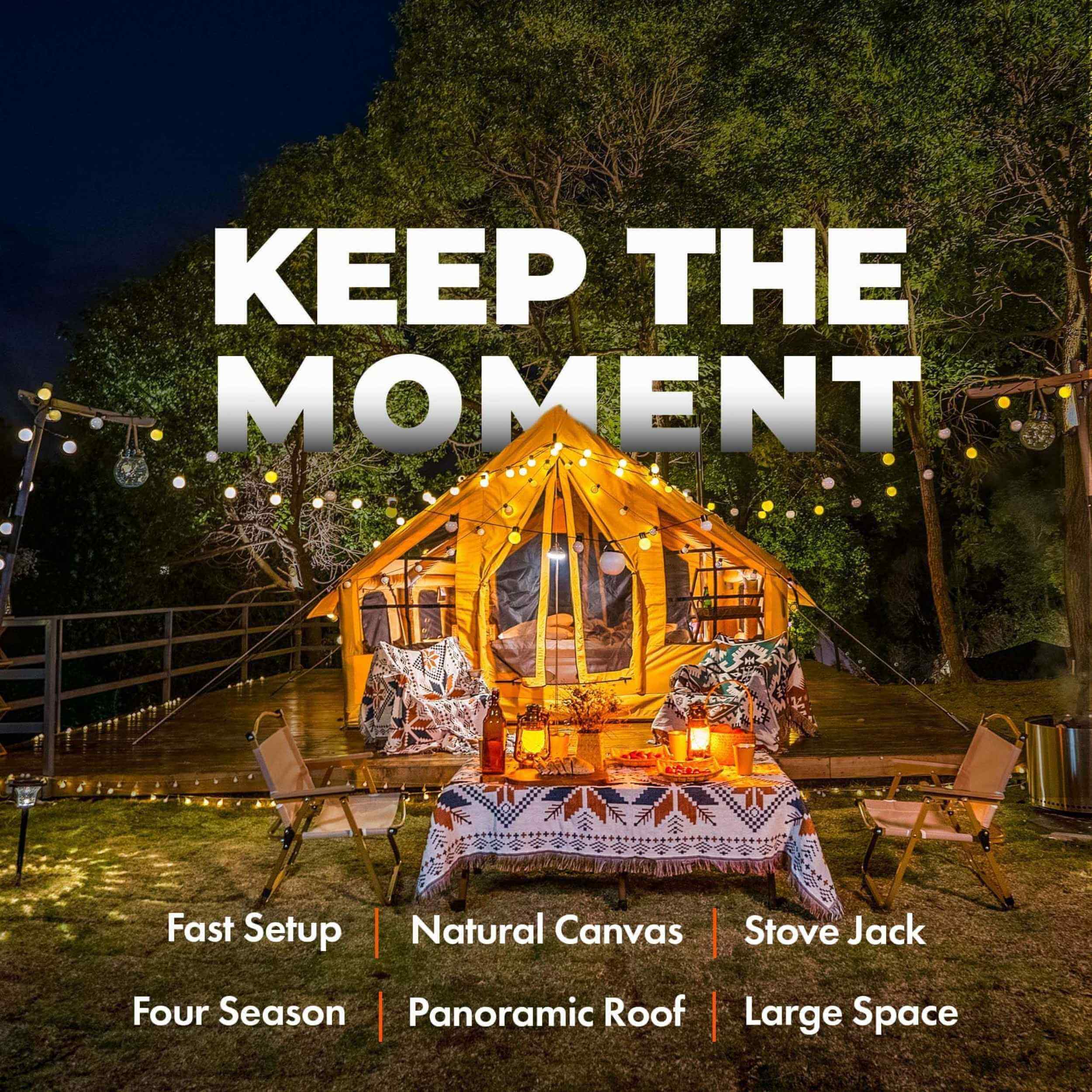 RBM Outdoors Panda Large - Inflatable tent for 2-6 person (Sunny Beige) | Backcountry Sportsman