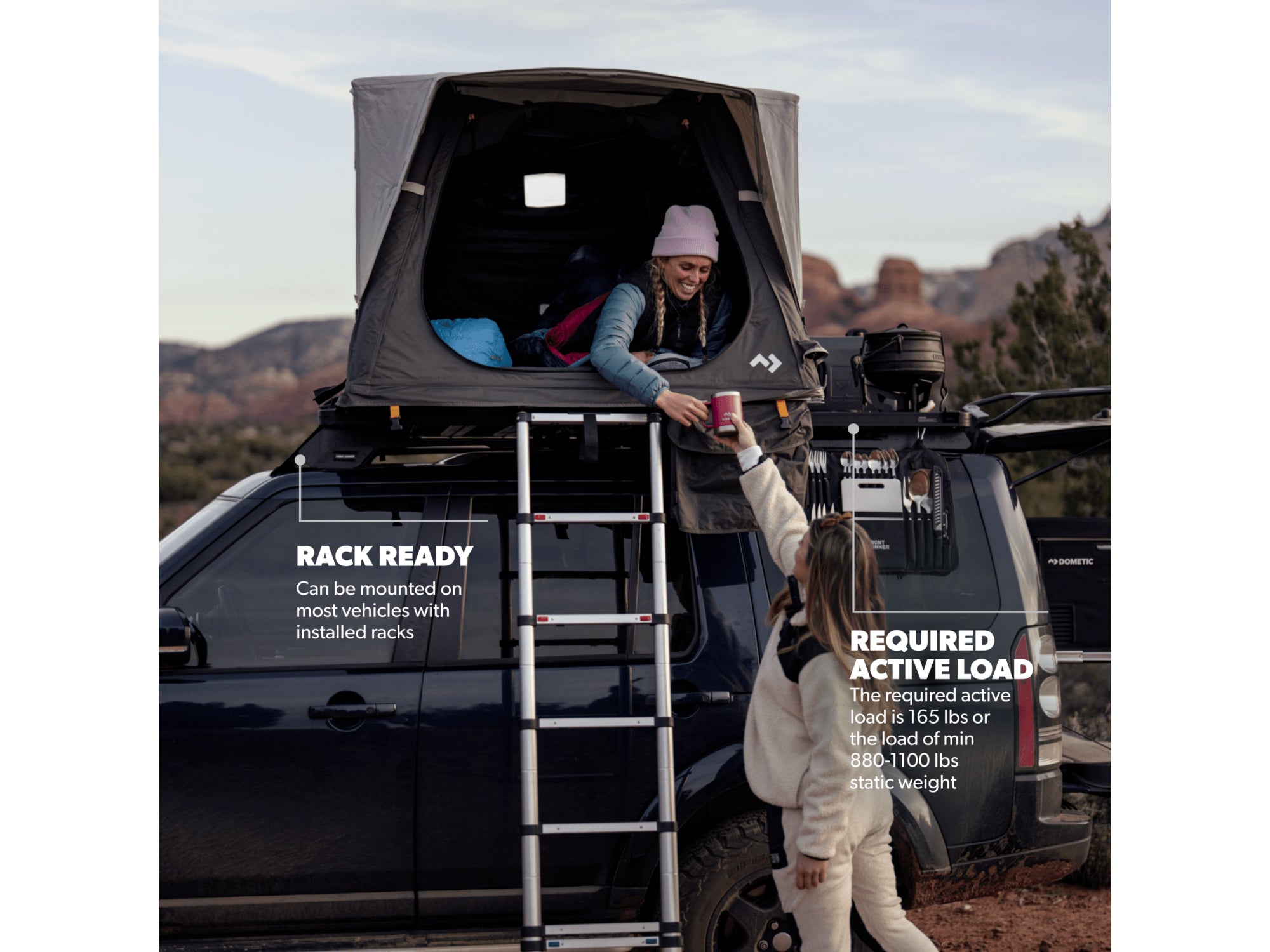 Dometic TRT 140 AIR Inflatable Roof Top Tent - 2 Person | Backcountry Sportsman