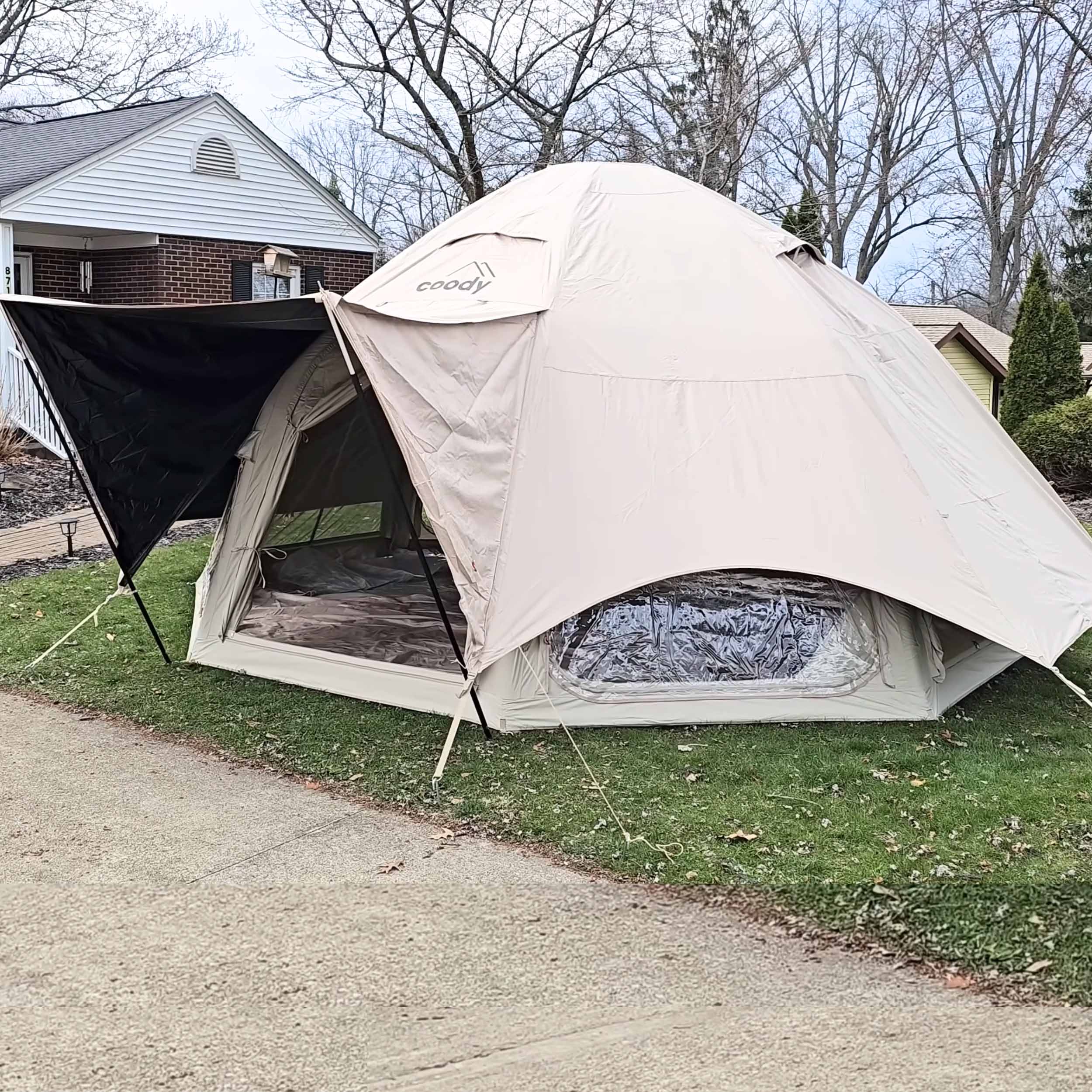Coody Aurora Dome | RBM Outdoors Inflatable tent Octopus Beige for 2-4 person | Backcountry Sportsman