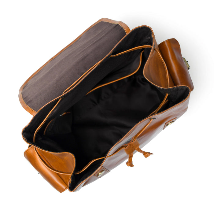 Earthen Leather Laptop Backpack | Backcountry Sportsman