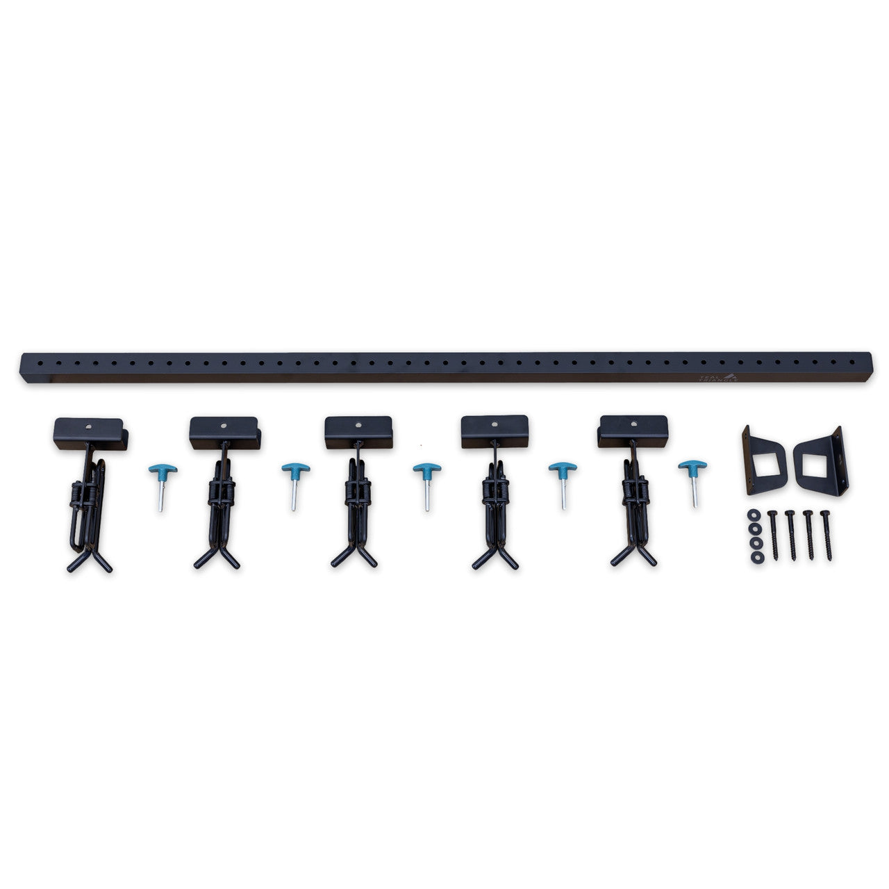 Lone Peak Ski Rack | Adjustable Wall Storage System | Holds 5 Pairs of Skis | Backcountry Sportsman