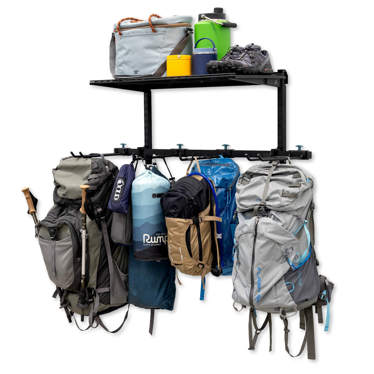 G-Hike & Camp + Shelf | Adjustable Wall Storage System | Holds 300 lbs | Backcountry Sportsman