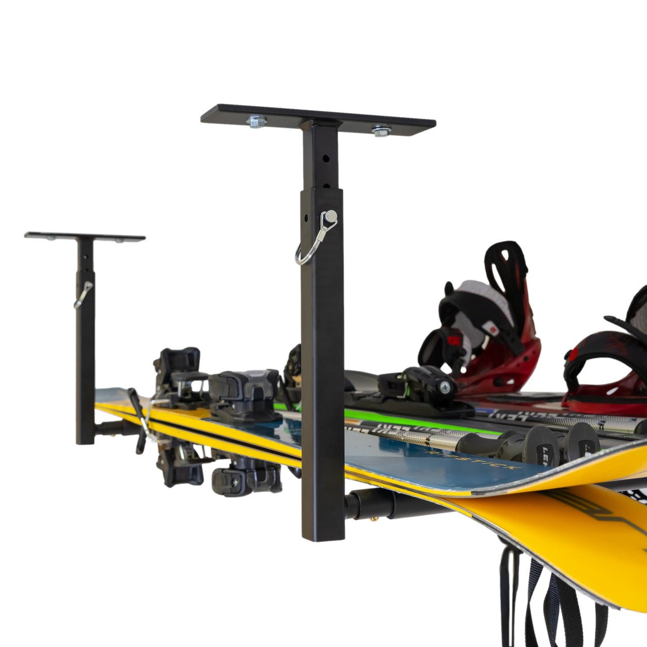 Hi-Port 2 | Ski & Snowboard Adjustable Ceiling Storage Rack | Single | Holds 75 lbs | Backcountry Sportsman