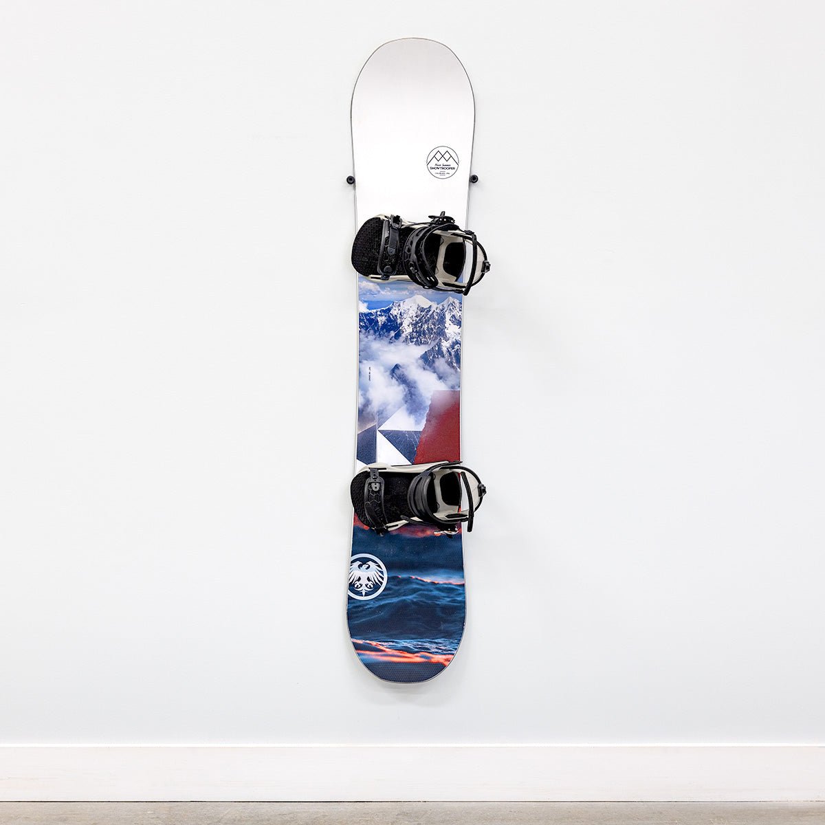 The Cinch Snowboard Display | Floating Rack | 1 Board | Backcountry Sportsman
