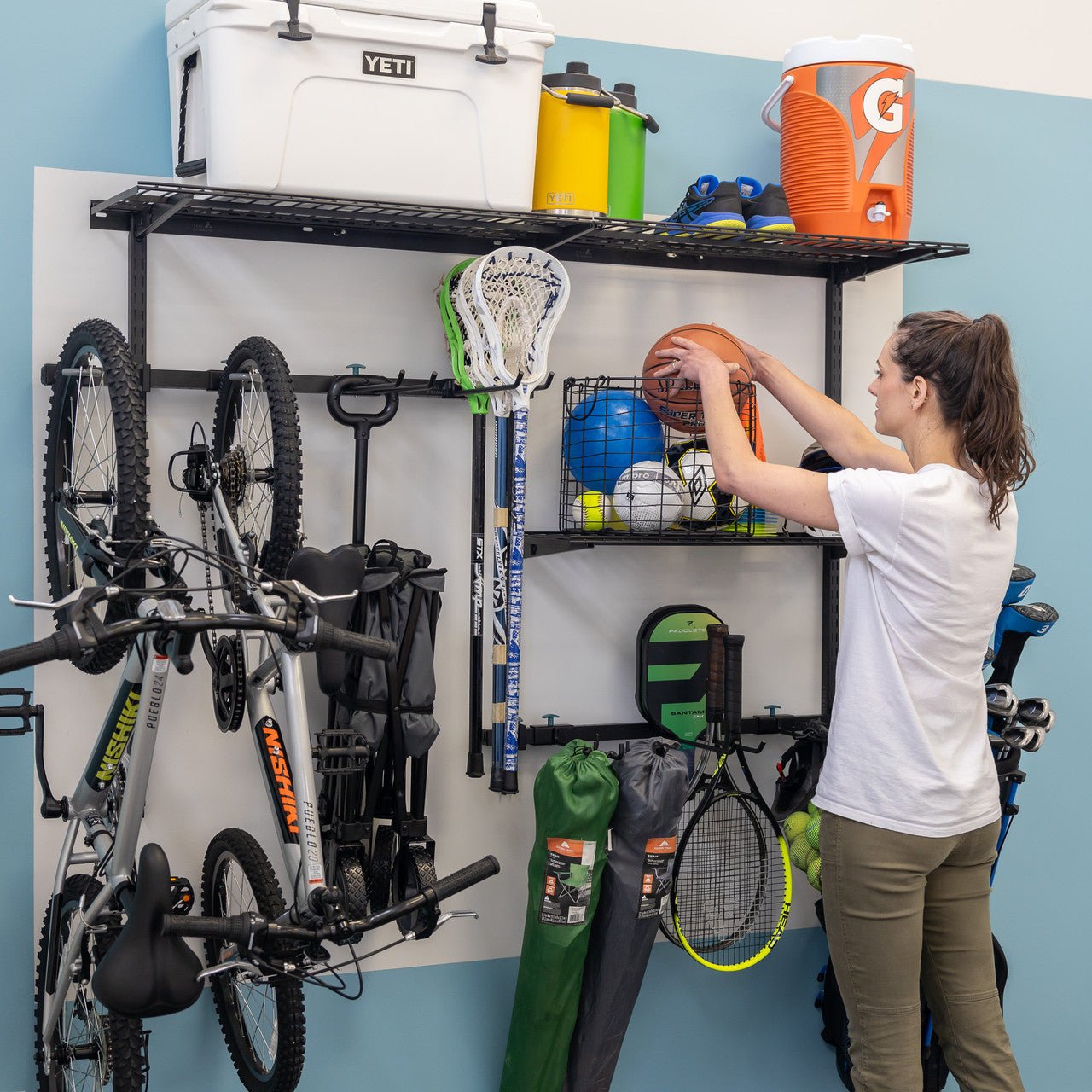 G-Sport Pro | Adjustable Wall Storage System | Holds 500 lbs | Backcountry Sportsman