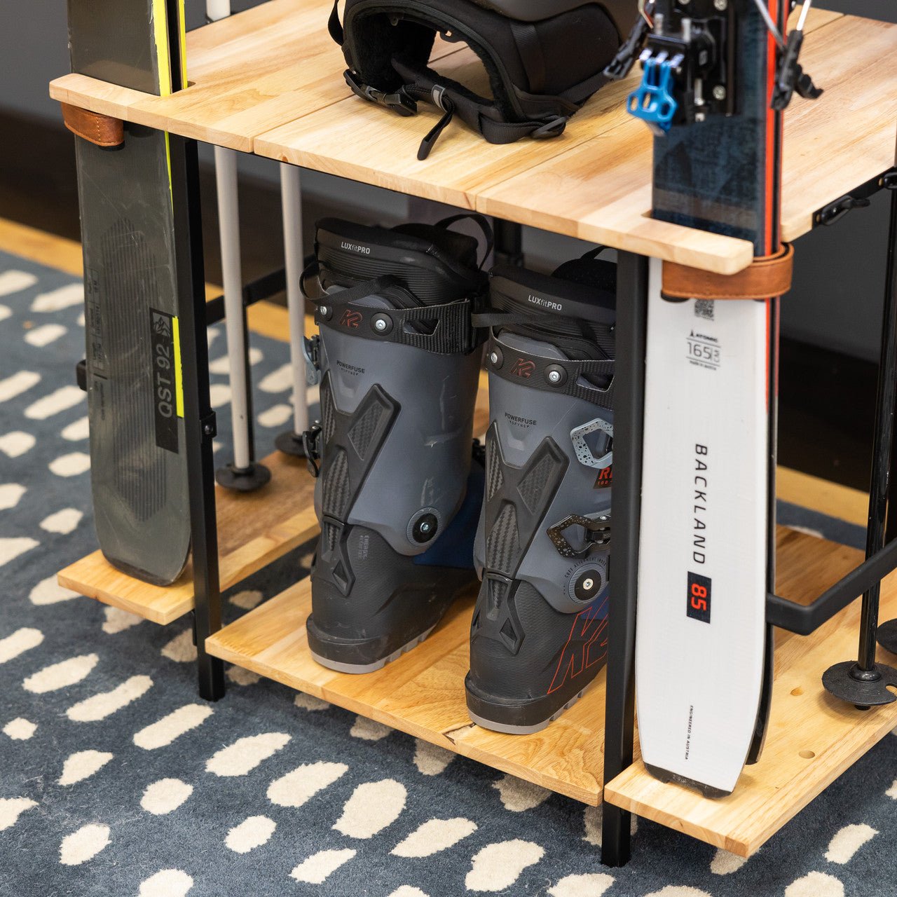 Silverton Ski Organizer | Holds 4 Pairs of Skis | Backcountry Sportsman