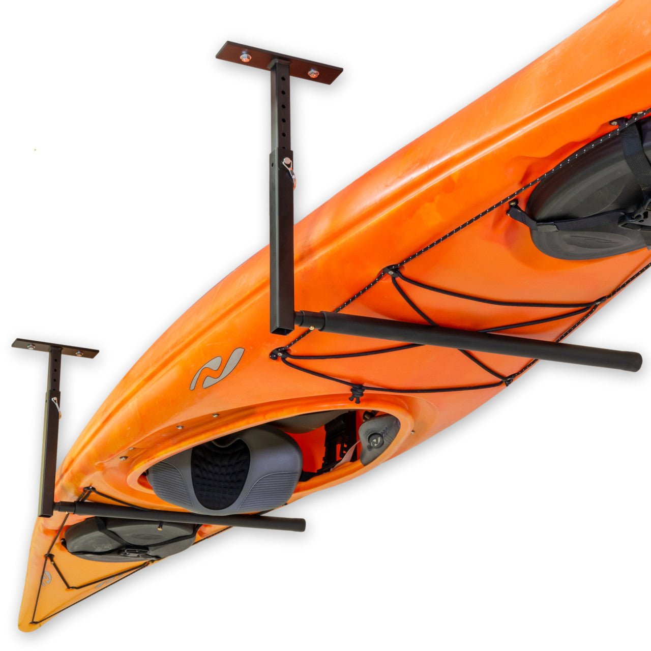 Hi-Port 2 | Kayak Adjustable Ceiling Storage Rack | Single | Holds 75 lbs | Backcountry Sportsman